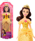 Mattel Disney Princess Belle Doll in Sparkling Fashion with Removable Skirt, Tiara and Shoes, Posable & Collectible, Inspired by Beauty & the Beast