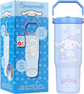Trend Cinnamoroll Sanrio Insulated Tumbler 850ml, Stainless Steel Water Bottle with Straw