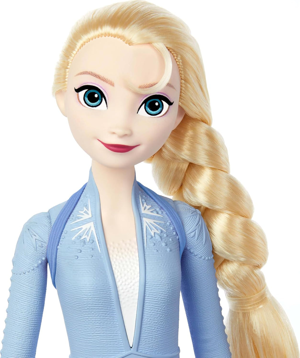 Mattel Disney Frozen Elsa Singing Fashion Doll, Singing Adventure in Signature Clothing