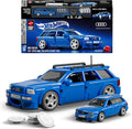 Mattel Brick Shop Hot Wheels Speed Series Building Set, '94 Audi Avant RS2 with 253