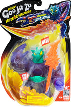 Heroes of Goo Jit Zu Meteor Madness, Stretchy Battle Cacticus Collectible Action Figure, with Unique Crunchy Goo Filling & Thunder Spear, Tactile Sensory Toy That Stretches Up to 3X Its Size