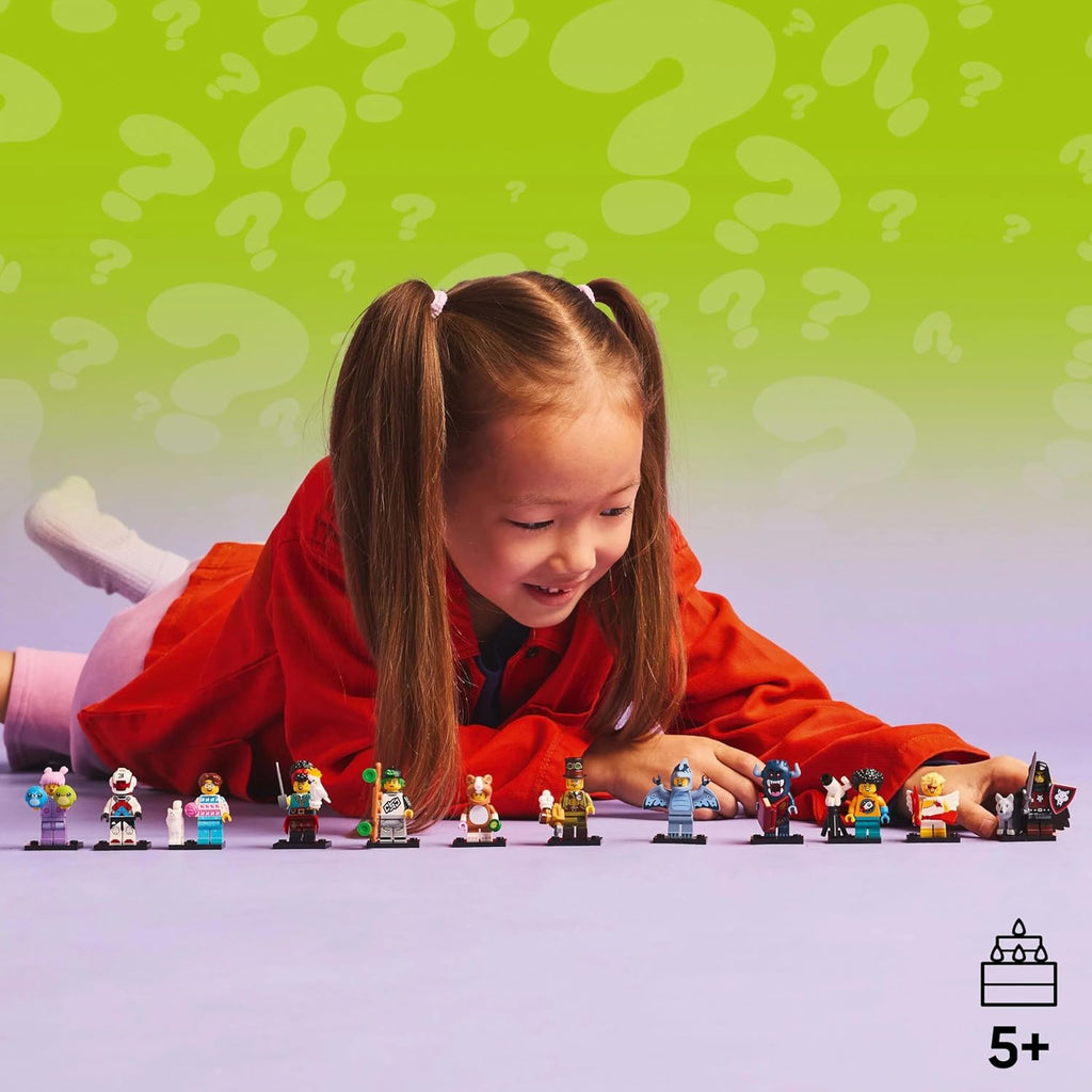 LEGO Minifigures Series 27 Mystery Box, Get 1 of 12 Collectible Figures incl. Cupid, Pterodactyl, Jetpack Racer & More