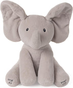 GUND Animated Flappy the Elephant Stuffed Animal Plush, Grey, 30.5 cm
