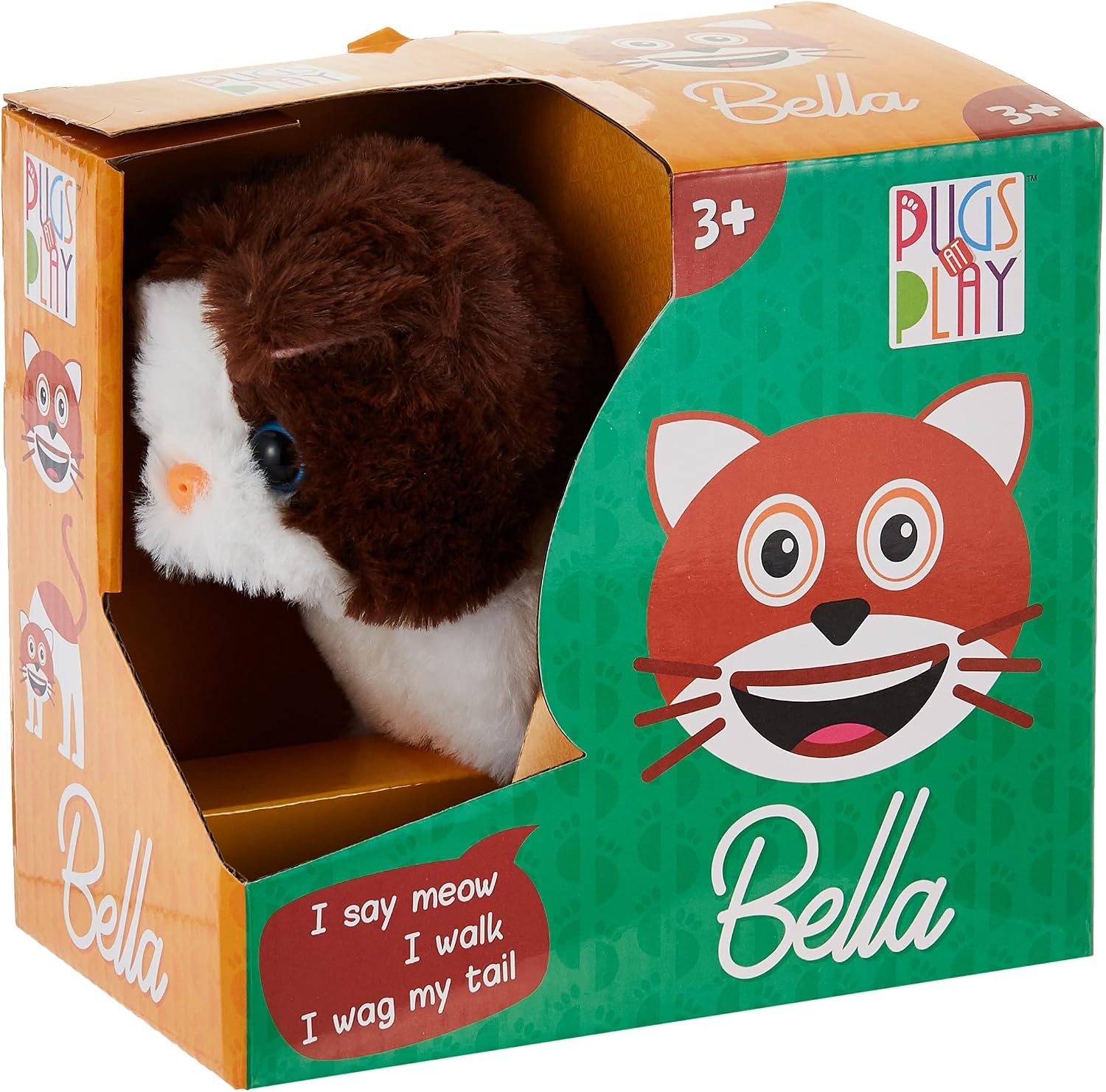 Pugs At Play Walking Bella 6.5-Inch