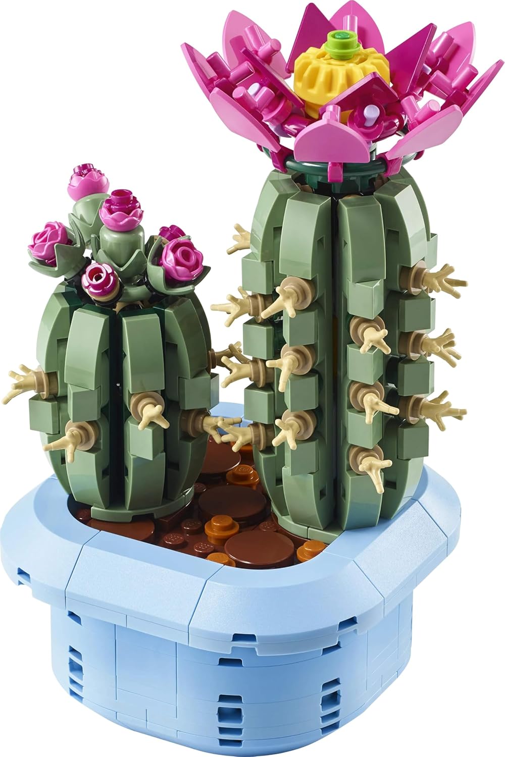 Lego 11509 Botanical Blooming Cactus Toy, Birthday Present, Blocks, Girls, Boys, Kids, 9 Years, 10 Years, 11 Years, Elementary School Students, Decorative Plants, Faux Green, Interior, Stylish