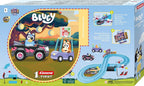 Carrera FIRST First Year Bluey & Bingo Slot Car Racing Set (2.4m) I Battery