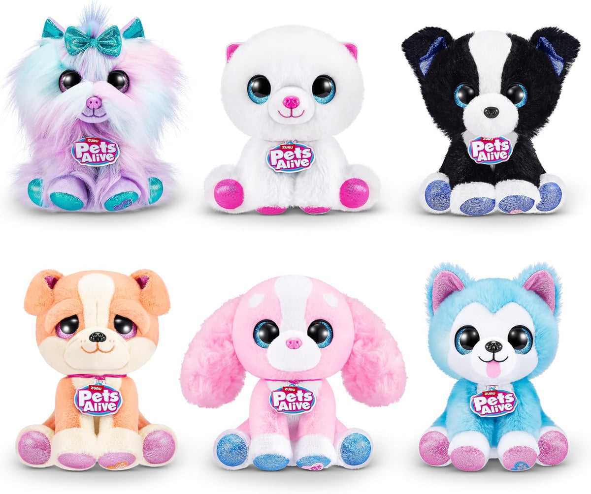 Pets Alive Pet Shop Surprise S3 Puppy Rescue (Yorkshire) by ZURU Surprise Puppy Plush