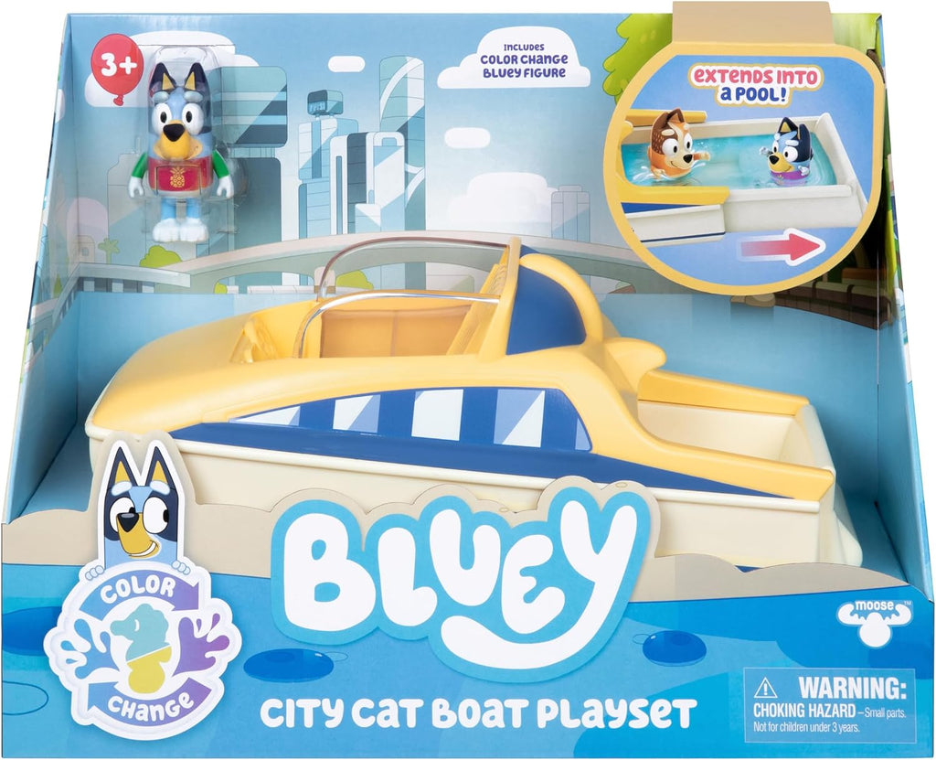BLUEY S13 COLOR CHANGE BLUEY'S MOTORBOAT VEHICLE EXCLUSIVE