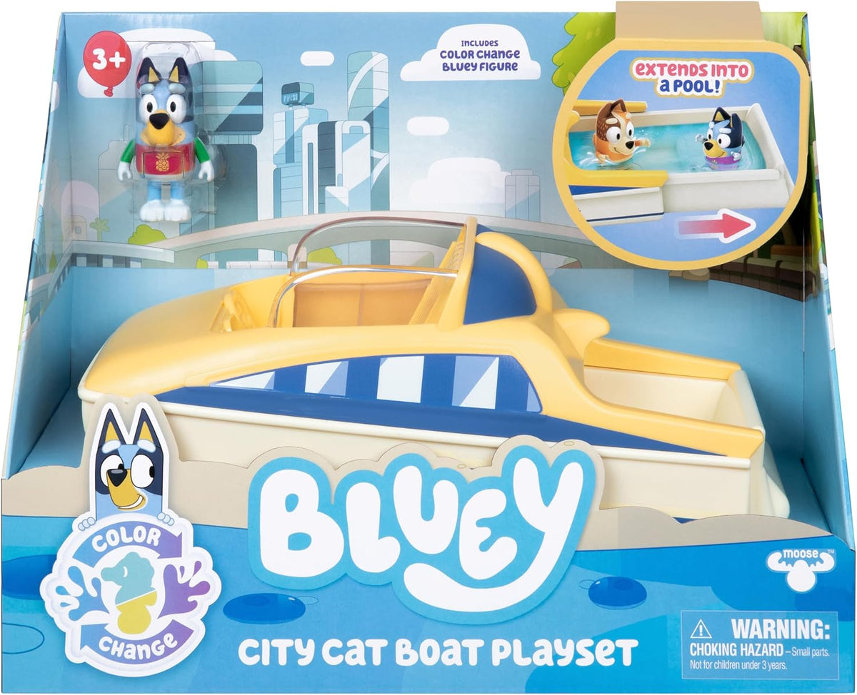 BLUEY S13 COLOR CHANGE BLUEY'S MOTORBOAT VEHICLE EXCLUSIVE