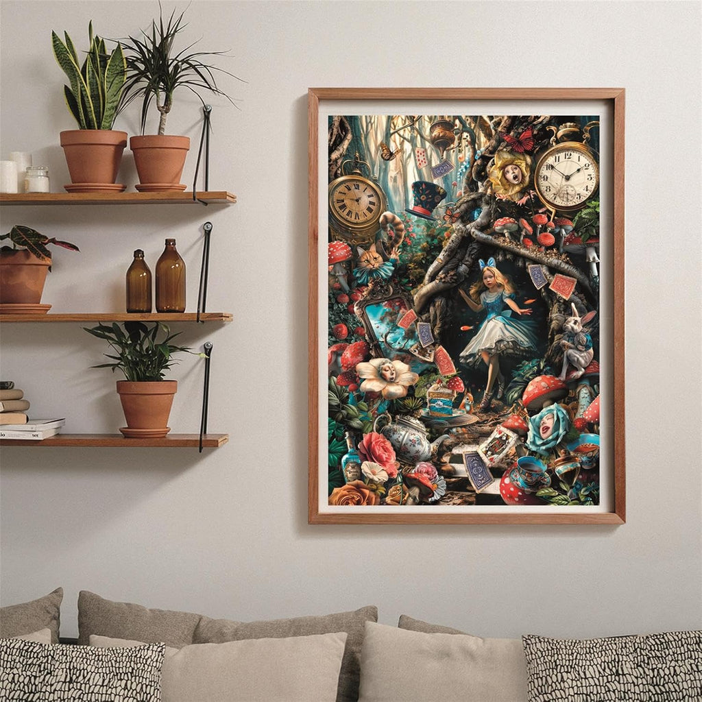 Amazon.com: Clementoni Puzzle 1000 Pieces, Another Day in Wonderland Collection, Puzzle for Adults 14-99 Years, Compact Box, Made in Italy. 39935 : Toys & Games