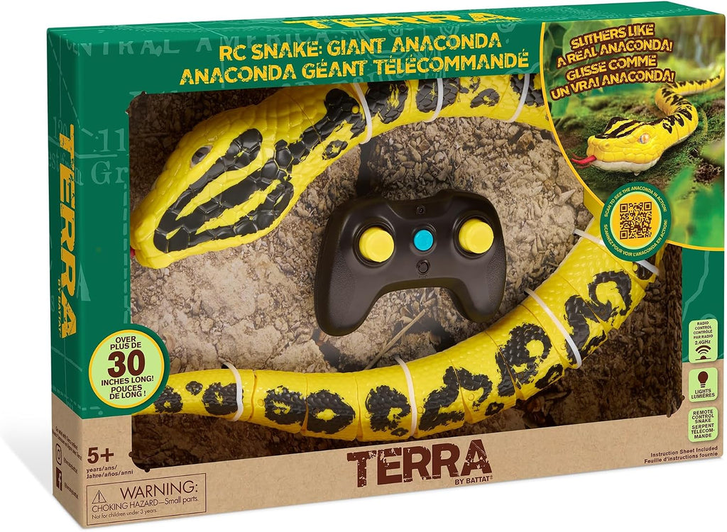 Terra Terra RC Snake - Yellow Anaconda toy