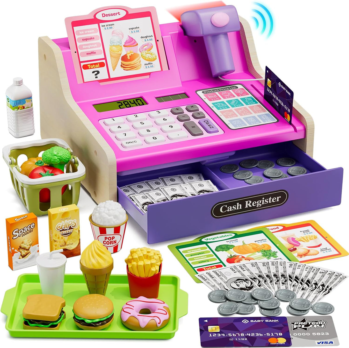 Addo Busy Me Cash Register with 30