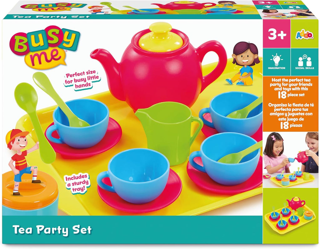 Addo Busy Me Tea Party Set, Pretend Play Toys, Learning Activity for Kids, Imaginative Toy