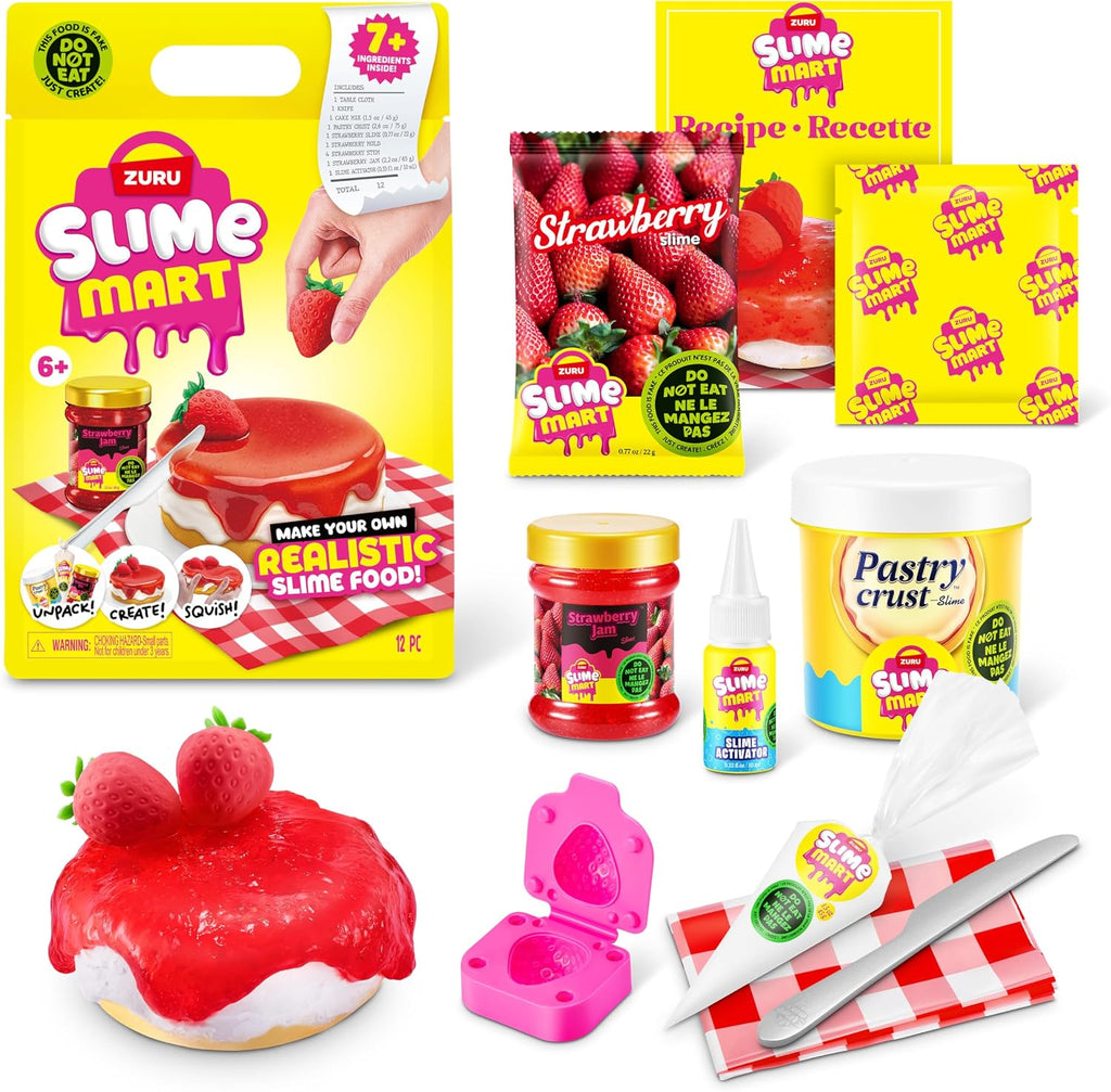 S001-EUR-SLIME MART-SMALL SHOPPING BAG- SERIES 1-STRAWBERRY CHEESECAKE