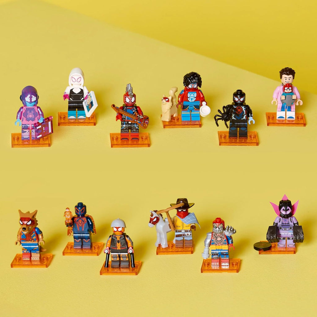 LEGO Minifigures Spider-Man: Across the Spider-Verse - Get 1 of 12 Collectible Toys with Accessories - Gift for 5+ Year