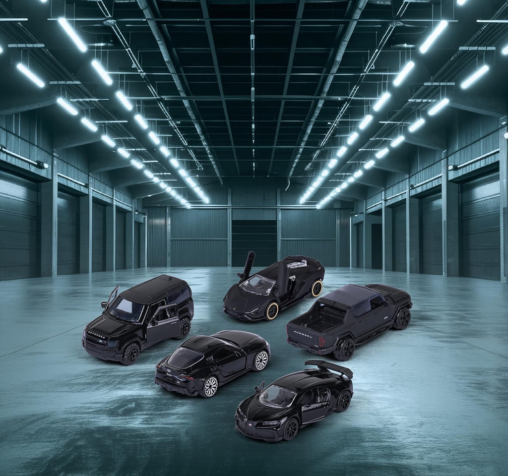 Majorette Car Set Black Edition (5 Cars)