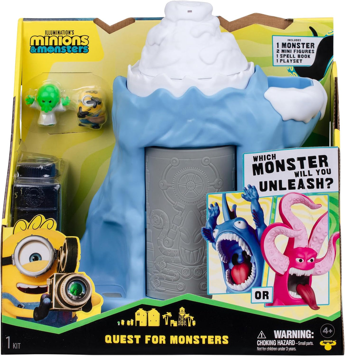 MINIONS Illumination Monster Playset Monster Search with Goomi