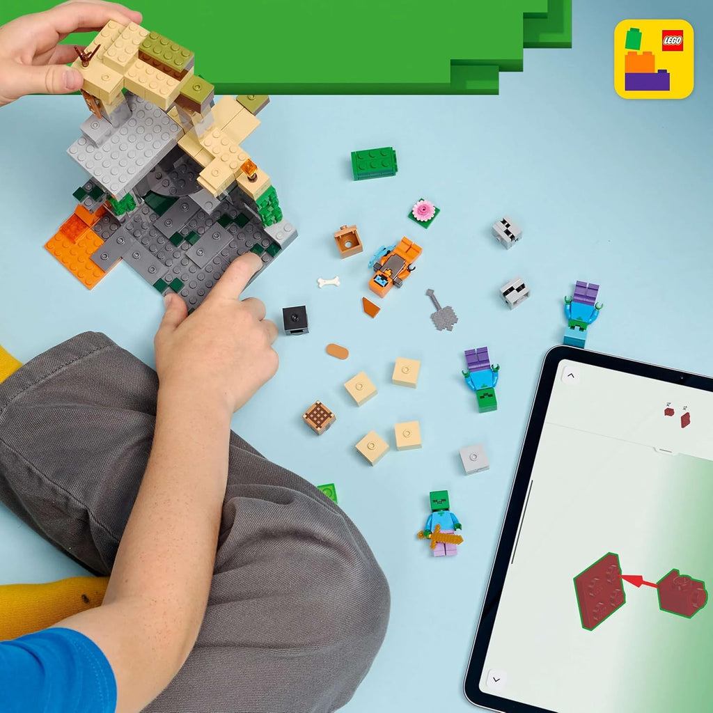 Lego Minecraft 21587 Zombie Dungeon Toy, Birthday Present, Blocks, Boys, Girls, Children, 8, 9, 10, Elementary School
