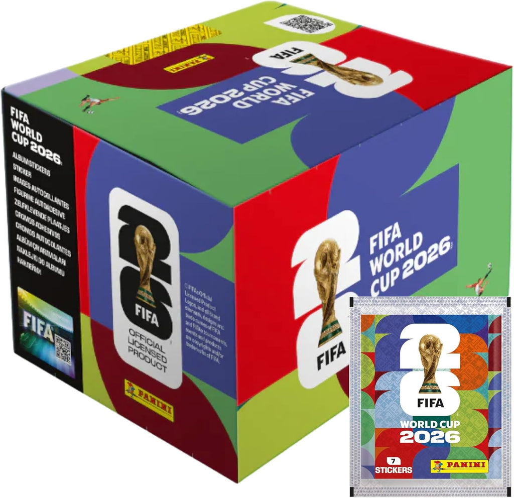 2026 Panini FIFA World Cup Sticker Collection Box - 50 Sticker Packs
