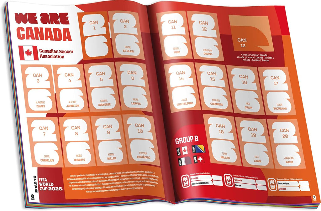 Panini FIFA World Cup 2026 Sticker Album, Multicolor