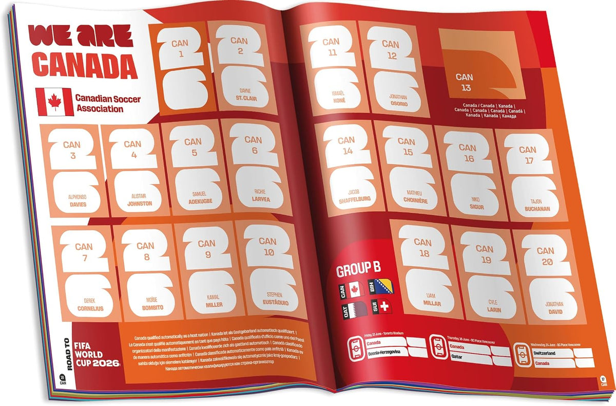 Panini FIFA World Cup 2026 Sticker Album, Multicolor