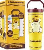 Trend Cinnamoroll Sanrio Insulated Tumbler 850ml, Stainless Steel Water Bottle with Straw