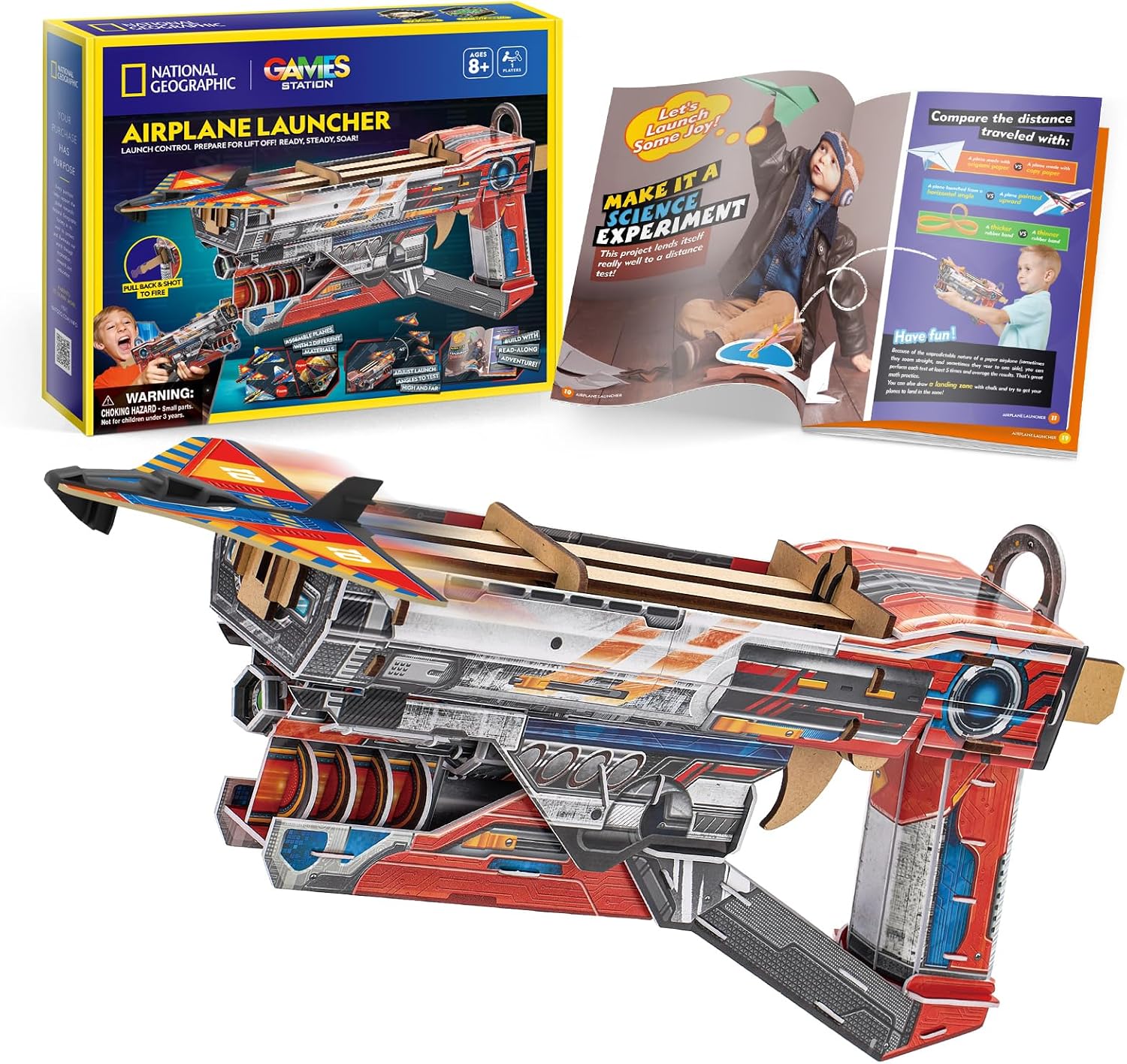 National Geographic National Geographic Airplane launcher toy