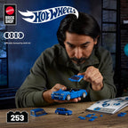 Mattel Brick Shop Hot Wheels Speed Series Building Set, '94 Audi Avant RS2 with 253