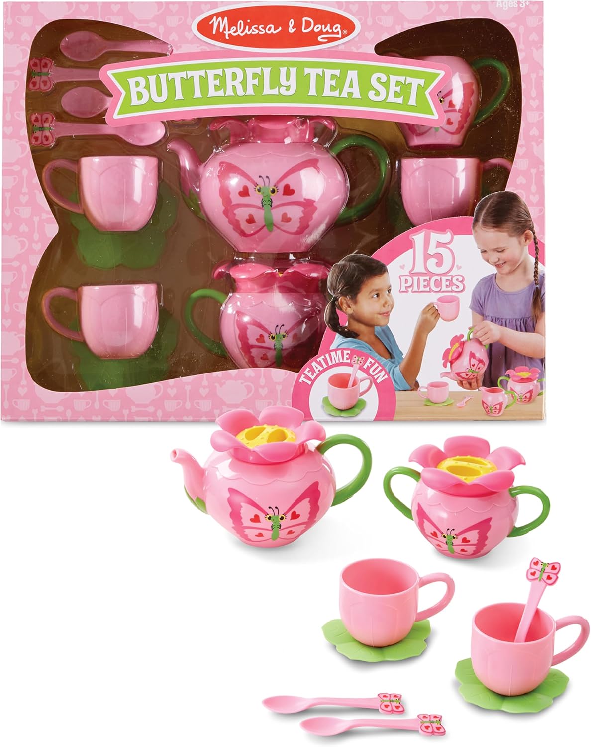 Melissa & Doug 6181 Bella Butterfly Tea Set