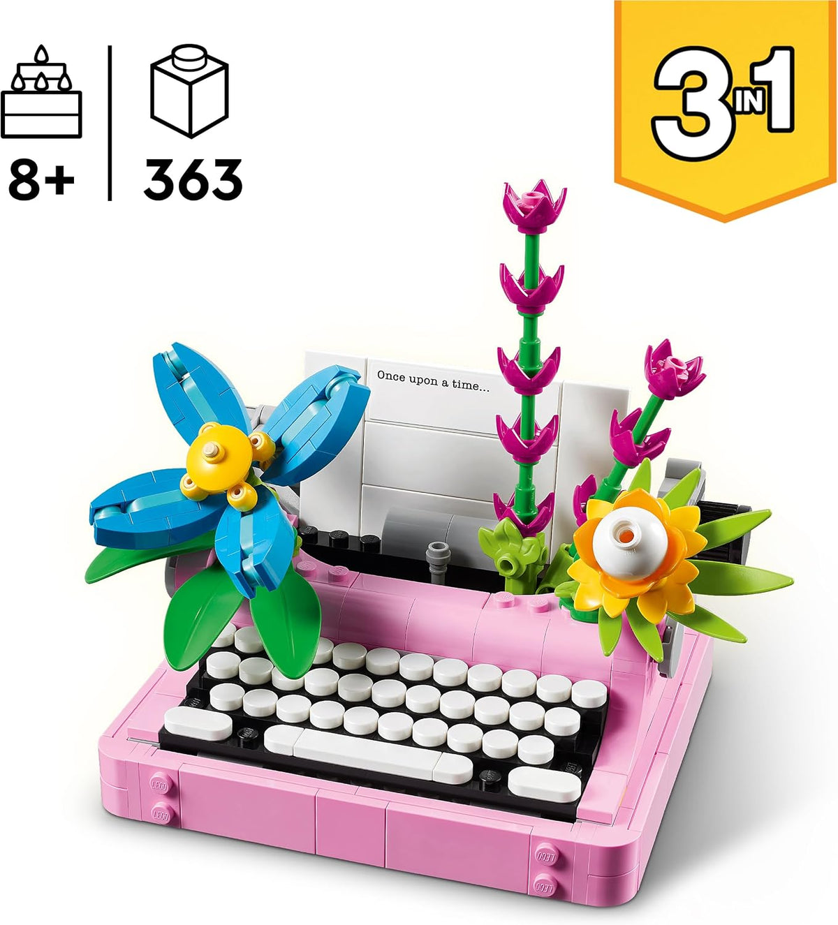 LEGO Creator 3in1 Typewriter with Flowers 31169