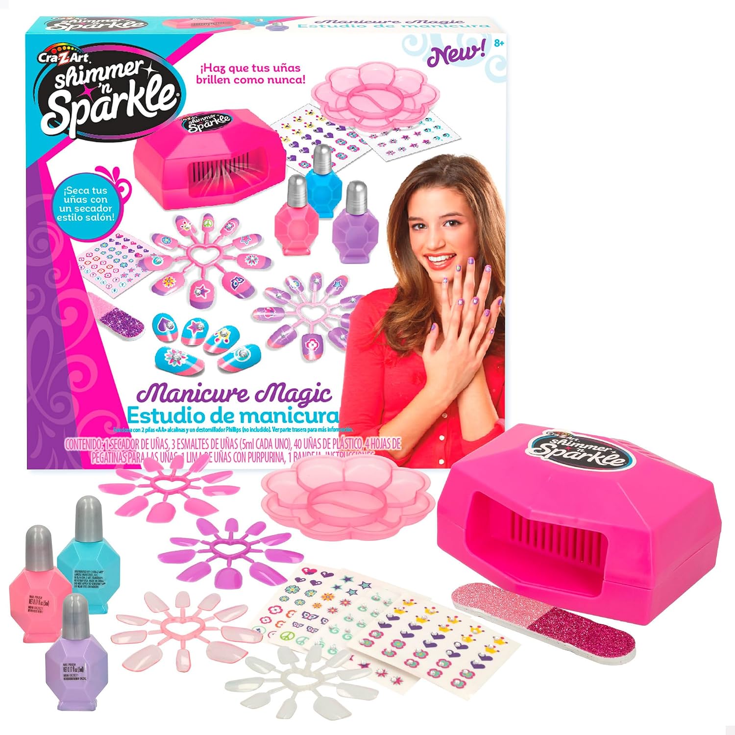 Cra-Z-Art COLORBABY Shimmer N Sparkle Manicure Magic toy