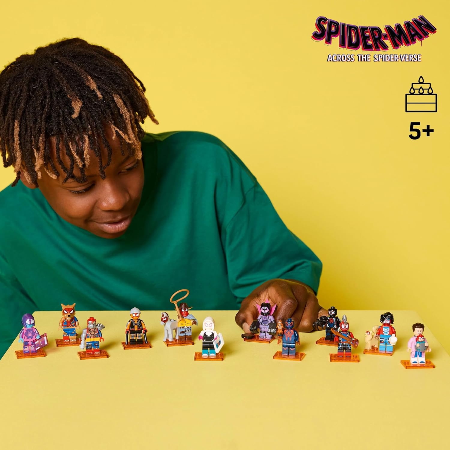 LEGO Minifigures Spider-Man: Across the Spider-Verse - Get 1 of 12 Collectible Toys with Accessories - Gift for 5+ Year