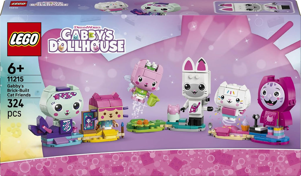 Lego 11215 Gabby Dollhouse, Gabby Cat Friend, Toy, Birthday, Present, Blocks, Education, Girls, Boys, Kids, 6, 7, 8, 9, Animal, Creature, Interior, Fashionable