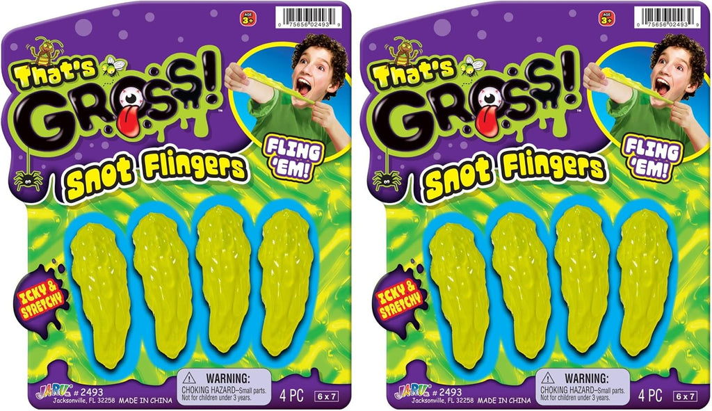 JA-RU Gross Snot Flinger Toy (1 Pack) Icky & Stretchy 2493-1