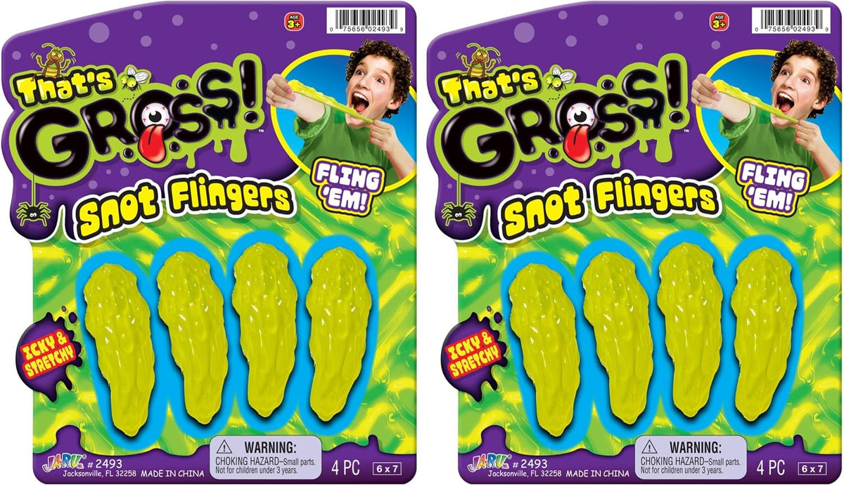 JA-RU Gross Snot Flinger Toy (1 Pack) Icky & Stretchy 2493-1