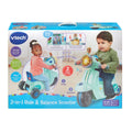 VTech Baby 2-in-1 Ride & Balance Scooter, Blue