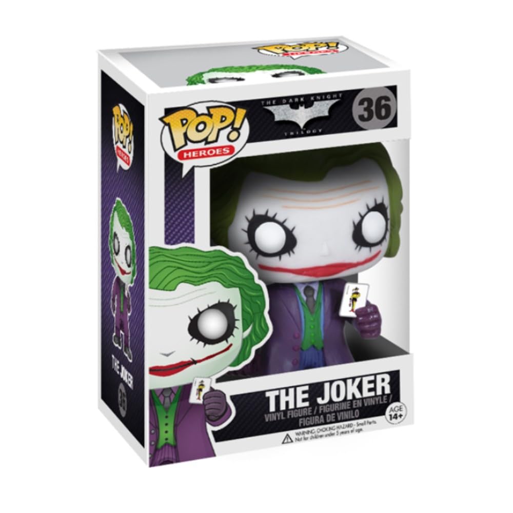 Funko POP Heroes : Dark Knight Movie The Joker Vinyl Figure Standard