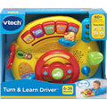 VTech Turn and Learn Driver, Yellow 10.8" x 4.3" x 8.9" Yellow