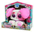 PIXEL HUGS Interactive Plush Puppy in Pink