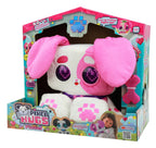 PIXEL HUGS Interactive Plush Puppy in Pink