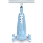 Bird Birdie Glow Kids Scooter Leg Power W/ Glowing Wheels, AdjUStable Height, Portable Compact Stylish Trendy, 3 Wheels Design, Stomp Brake System, Sky Blue