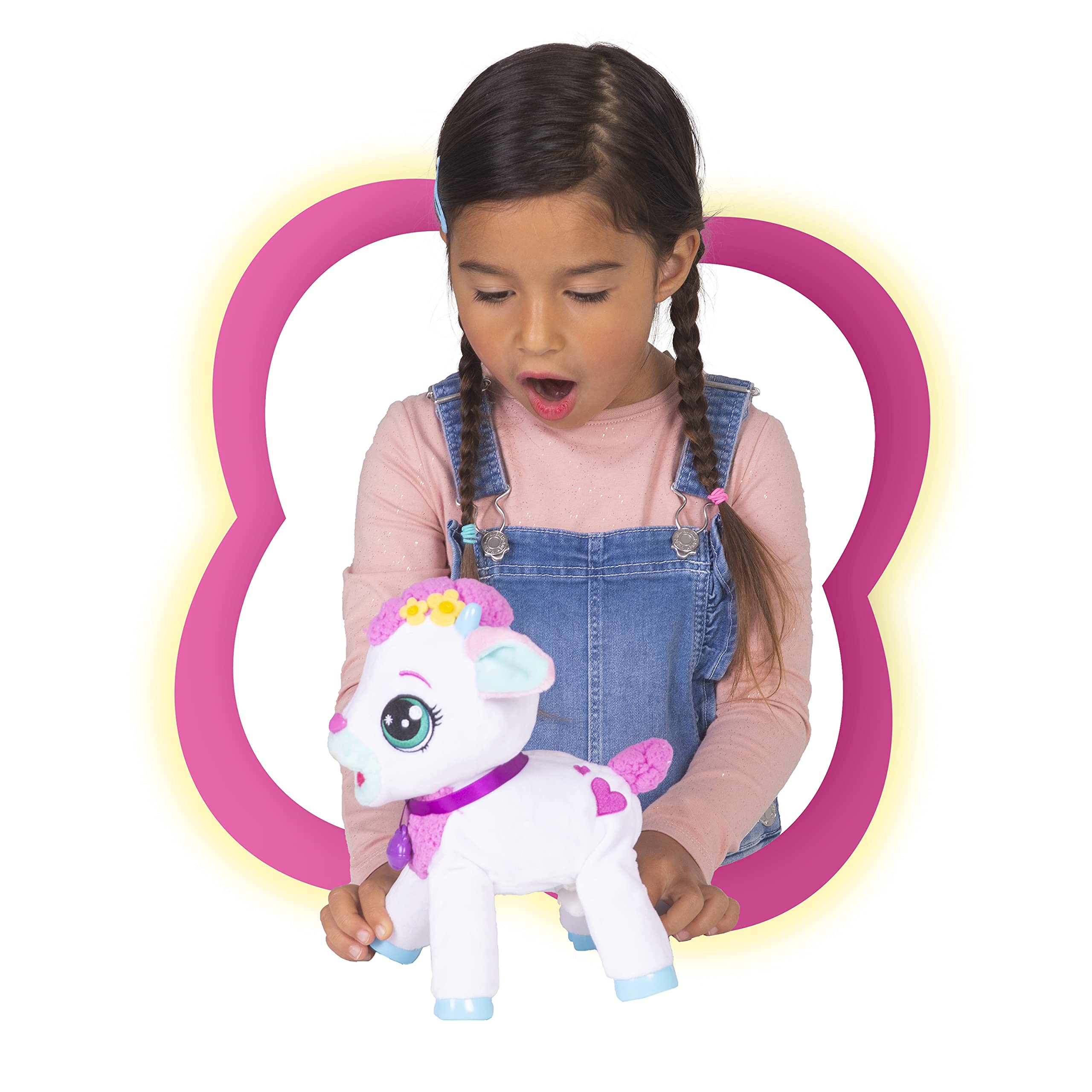 Club Petz Milky Baby Goat - +30 Realistic Sounds, 4 Accessories, Multicolor, 81321