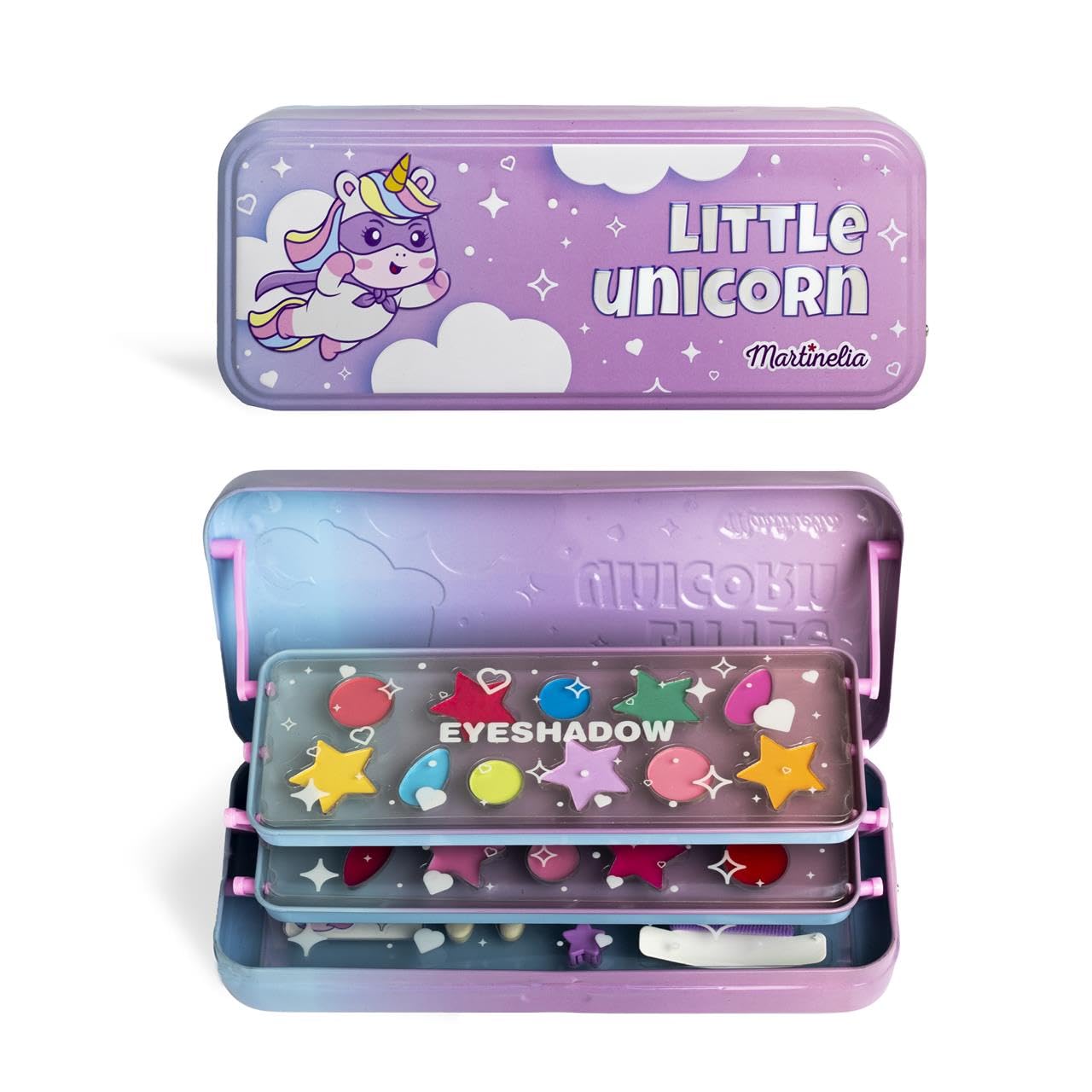 LIRAGRAM - Martinelia Little Unicorn Beauty Metallic Pencil Case 3
