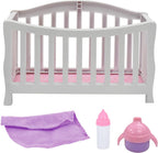 Baby Maziuna Magic Nursery: Doll In Crib - 8" Baby Doll Playset - New Adventures, Children's Pretend Play, Ages 2+