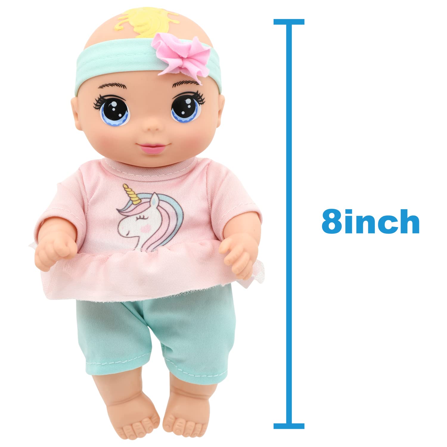 New Adventures Magic Nursery 8" Tote Along Baby Doll