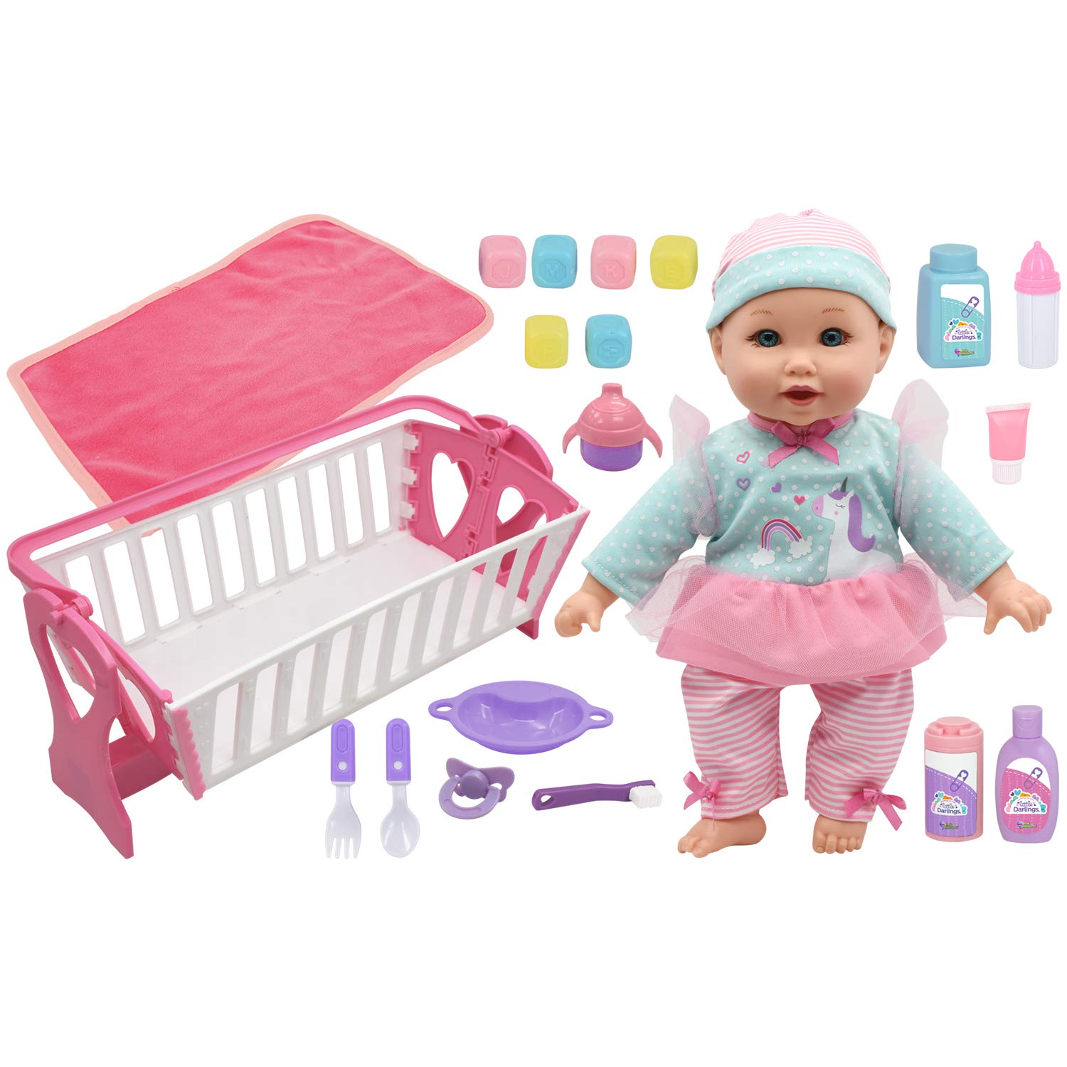2 in 1 Cradle N Carrier 12” Doll