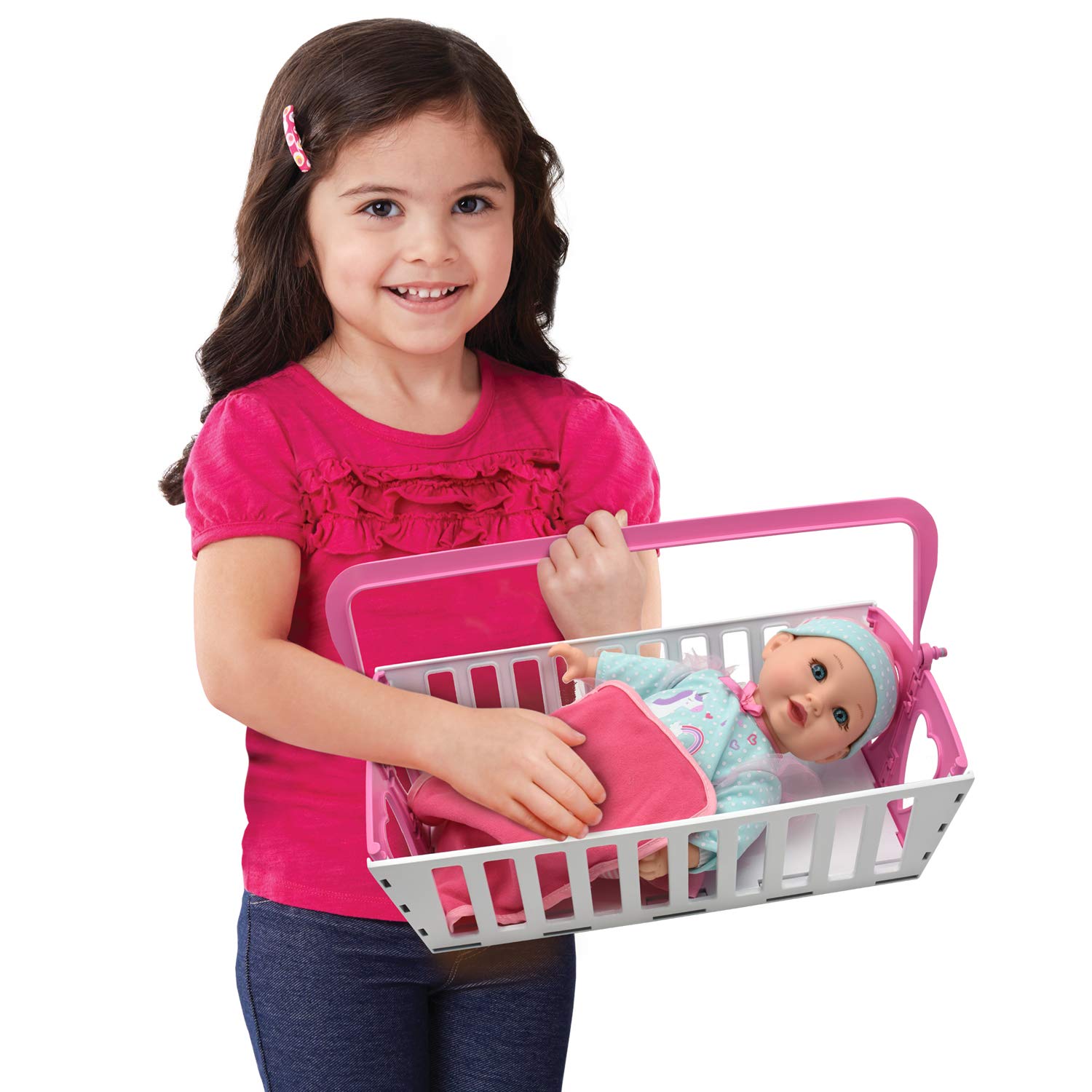 2 in 1 Cradle N Carrier 12” Doll