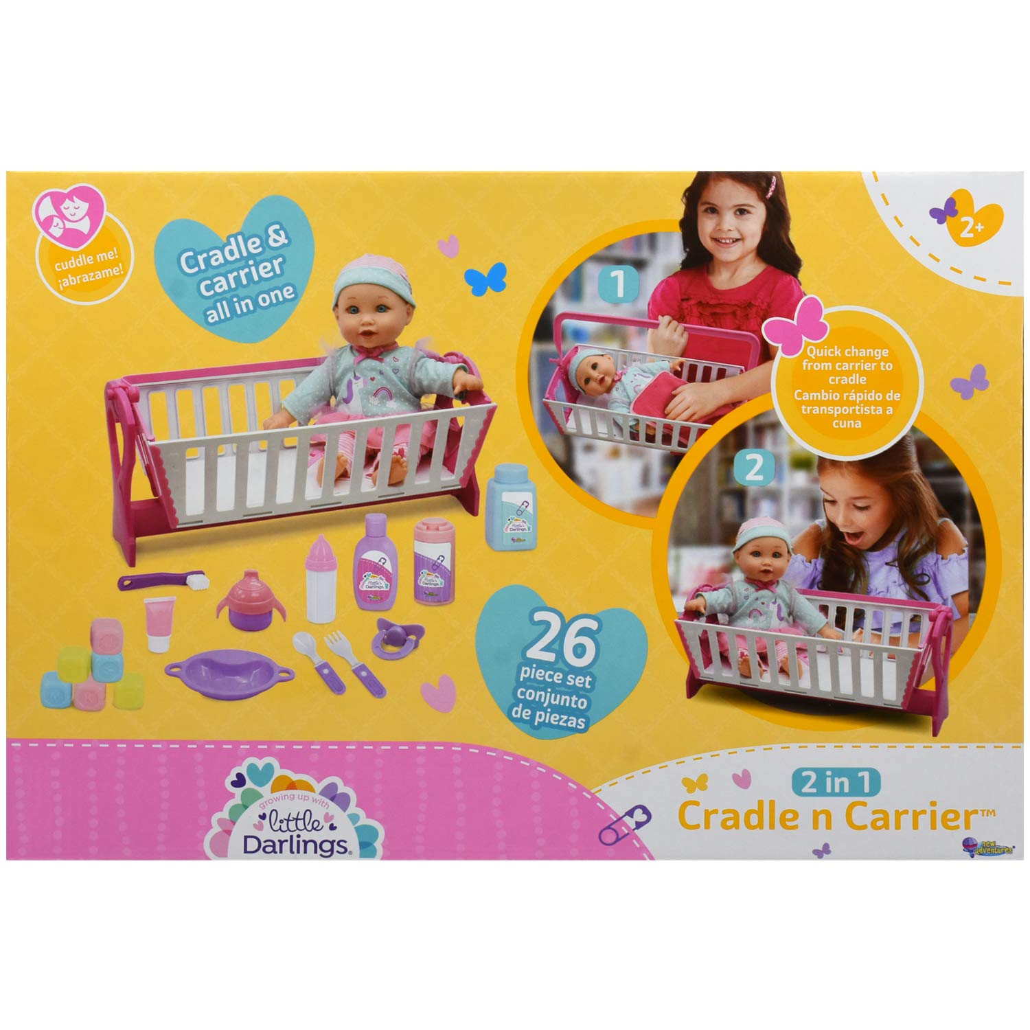 2 in 1 Cradle N Carrier 12” Doll