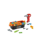 Drill & Learn Electronic Toolbox Toy with Interactive Drill, Tools, Lights & Music - Educational DIY Playset for Toddlers