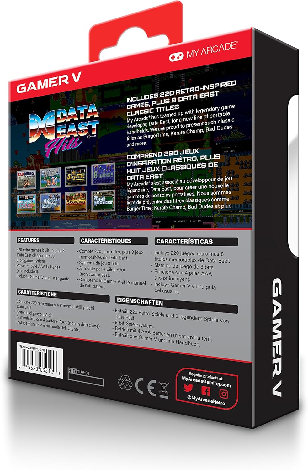 My Arcade Gamer V Handheld Gaming System